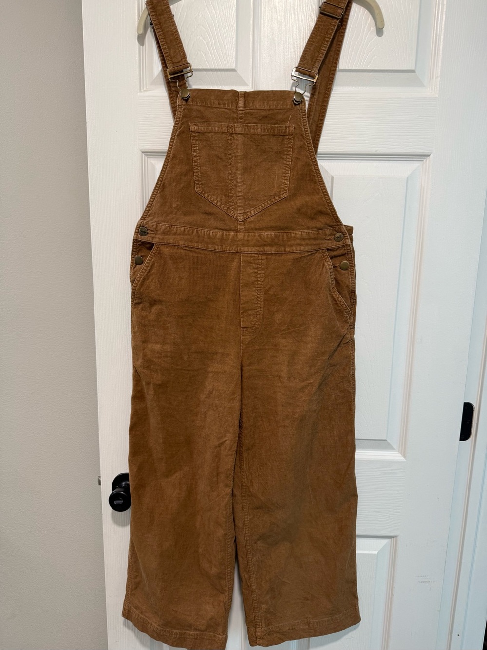 Toad and Co Corduroy Wide-Leg Women's Overalls in Brown small